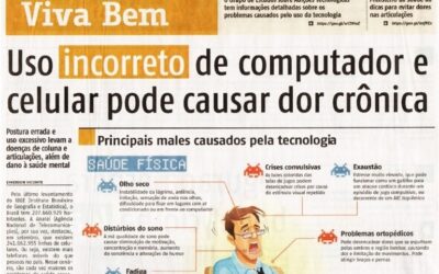 Uso incorreto de computador e celular pode causar dor crônica